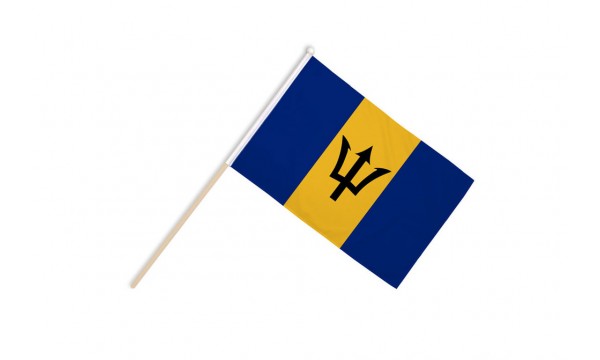 Barbados Hand Flags